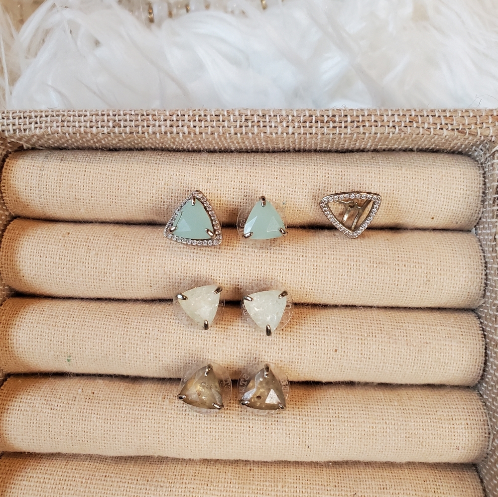 Stella + Dot Halo Stud set of 3